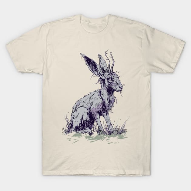 Jackalope T-Shirt by DankFutura